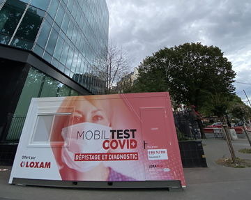 MobilTest Covid pour les collaborateurs du siège de LOXAM